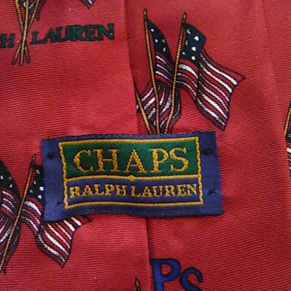 JUST REDUCED Chaps by Ralph Lauren men's tie - Picture 4 of 5